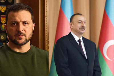 Zelenski İlham Əliyevi təbrik edib