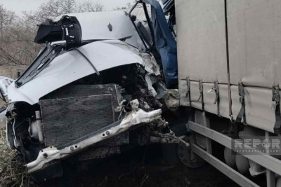 Xaçmazda iki yük avtomobili toqquşub