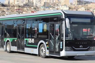AYNA: Bakıya yeni elektrik mühərrikli avtobusların ilk partiyası gətirilib