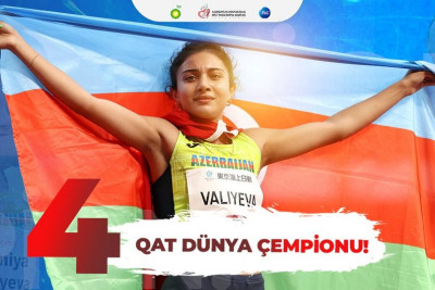 Paraatletimiz dördqat dünya çempionu olub