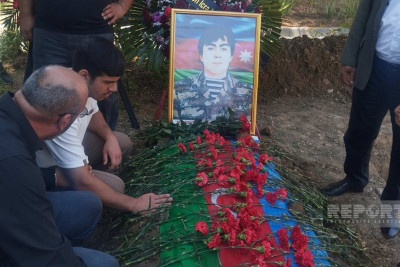 Şabranda Birinci Qarabağ müharibəsinin şəhidi Rahib Mirzəyev dəfn edilib