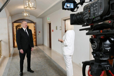 İlham Əliyev “Euronews” televiziyasına müsahibə verib