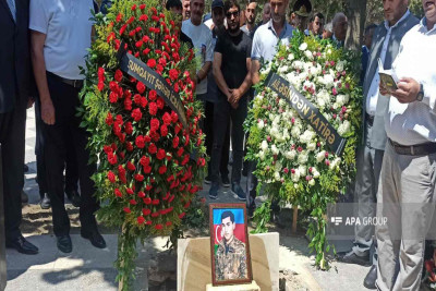 Birinci Qarabağ müharibəsində şəhid olan Elman Cavadovun qalıqları dəfn olunub