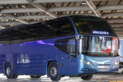 Bakı-Mingəçevir marşrut xətti üzrə avtobuslar yenilənib