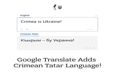 "Google Translate"ə "Krım-tatar" dili əlavə olunub