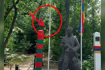 Ermənistandan Rusiya rəmzlərinə qarşı növbəti vandalizm aktı