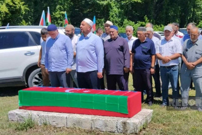 Xaçmazda Birinci Qarabağ müharibəsinin şəhidi Hörmət Baratov dəfn edilib