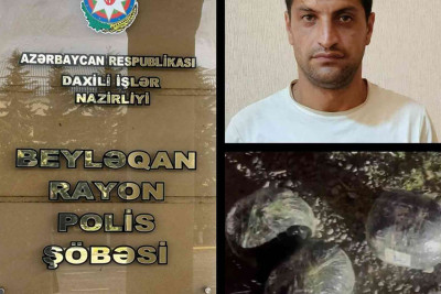 Beyləqan sakinində 9 kiloqrama yaxın heroin və marixuana aşkarlanıb