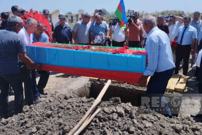 Zərdabda Birinci Qarabağ müharibəsinin şəhidi Zakir İsaqov dəfn edilib