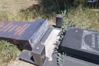 Qusarda qəbirləri dağıdan şəxs həbs olunub