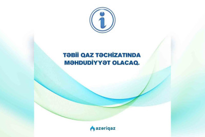 Bakının 4 rayonunda qaz olmayacaq