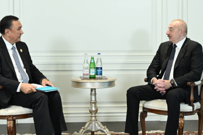 İlham Əliyev Şuşada Türk Dövlətləri Təşkilatının Baş katibini qəbul edib