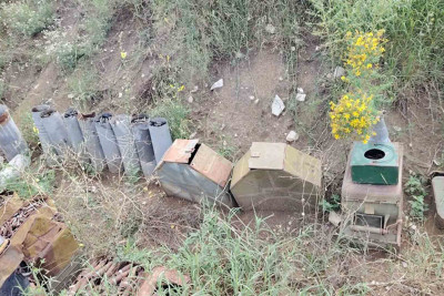 MN: Xocalıda xeyli sayda döyüş sursatı aşkarlanıb