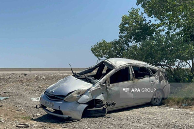 Kürdəmirdə “Prius” aşıb, Pakistan vətəndaşı həlak olub