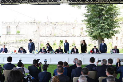 Şuşada TDT-yə üzv ölkələrin liderləri Qarabağ Bəyannaməsini imzalayıblar