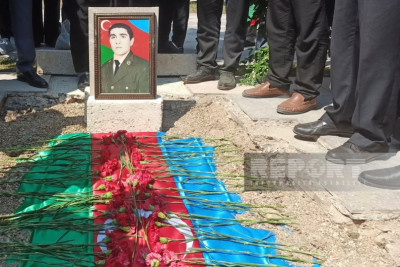 Sumqayıtda Birinci Qarabağ müharibəsinin şəhidi Rəhim Rəsulov dəfn olunub