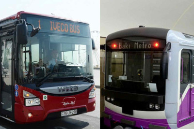 Bu gündən metro və avtobusda gediş haqqı 50 qəpikdir