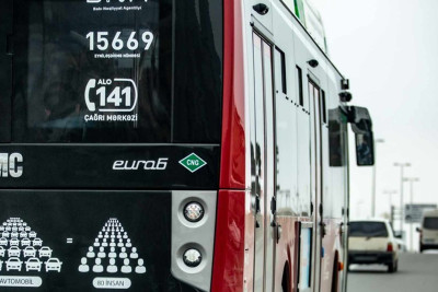 Bakıda 7 avtobus marşrutunun hərəkət istiqaməti müvəqqəti dəyişdirilib