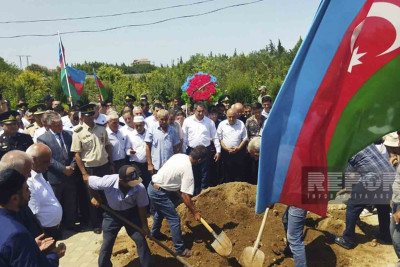 Ağdamda Birinci Qarabağ müharibəsinin şəhidi Məmməd Mirzəyevlə vida mərasimi keçirilib