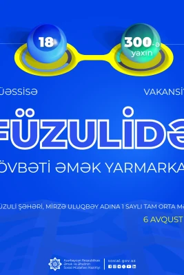 Füzulidə növbəti əmək yarmarkası keçiriləcək