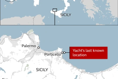 Siciliya sahillərində dəbdəbəli yaxta batıb, itkin düşənlər var