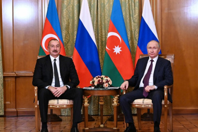 Azərbaycan və Rusiya prezidentlərinin məhdud tərkibdə görüşü başlayıb