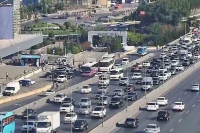 Bakının bu yollarında tıxac var – SİYAHI