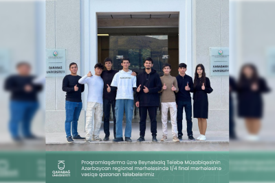 Qarabağ Universitetinin tələbələri beynəlxalq müsabiqənin finalında