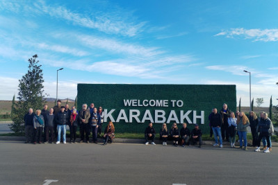Səyyahlardan ibarət növbəti qrup Qarabağ və Şərqi Zəngəzura gəlib