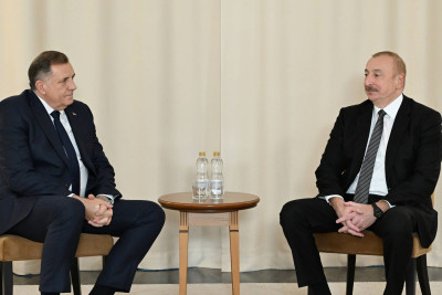 Prezident İlham Əliyevin Kazanda Bosniya və Herseqovinanın Serbska Respublikasının Prezidenti ilə görüşü olub