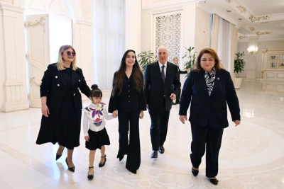 Leyla Əliyeva Sumqayıtda "Ülviyyət" adlı tədbirdə iştirak edib