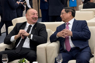 Azərbaycan Prezidenti Kazanda Vyetnamın Baş naziri ilə görüşüb