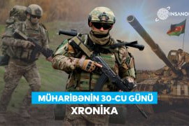 Müharibənin 30-cu günü: Ordumuz əzmlə irəliləyir, düşmənin əks-kəşfiyyatı məhv edilir - XRONİKA