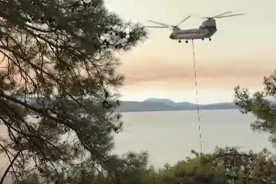 Türkiyədə meşə yanır, Silahlı Qüvvələrin helikopterləri cəlb edilib