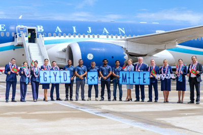 AZAL Bakıdan Maldiv adalarına ilk uçuşunu həyata keçirib