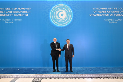 Prezident İlham Əliyev Bişkekdə Türk Dövlətləri Təşkilatı Dövlət Başçılarının 11-ci Zirvə görüşündə iştirak edir