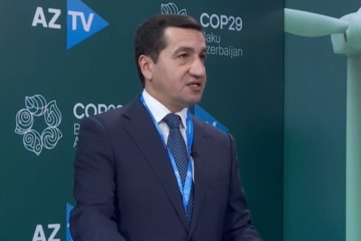 Hikmət Hacıyev Prezidentin COP29-da səsləndirdiyi tezislərdən danışdı