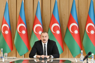 Prezident İlham Əliyevə “Çingiz Aytmatov” ordeni təqdim edilib