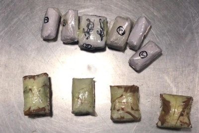 Ağcabədidə narkokuryerdən 10 kiloqrama yaxın marixuana aşkarlanıb - VİDEO