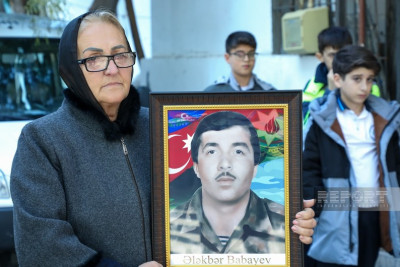 I Qarabağ müharibəsinin şəhidi Ələkbər Babayev dəfn edilib - YENİLƏNİB