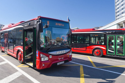 Bu avtobusların hərəkət istiqaməti dəyişdirilir - SİYAHI