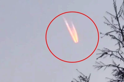 Rusiyada gündüz vaxtı unikal hadisə - VİDEO