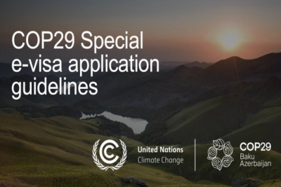 Azərbaycan COP29 iştirakçıları üçün pulsuz viza tətbiq edib