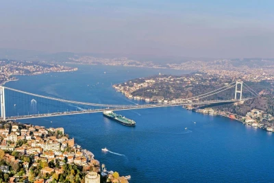İstanbulda Bosfor boğazı bağlandı