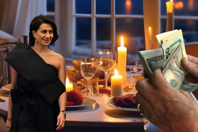 Anna Akopyanın 53 erməni kişisi ilə milyonluq şam yeməyindən GÖRÜNTÜLƏR