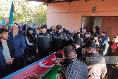Zaqatalada Birinci Qarabağ müharibəsinin şəhidi Ramiz Mahmudov dəfn edilib - YENİLƏNİB