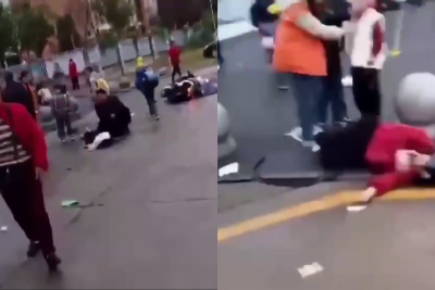 Çində avtomobil şagirdlərin üzərindən keçdi - VİDEO