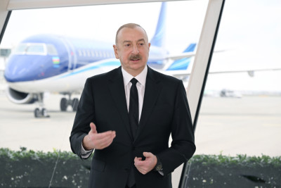 Prezident İlham Əliyev: Pilotlar və bütün ekipaj böyük qəhrəmanlıq göstərdilər