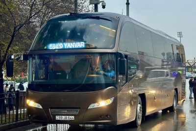 Bakı-Sumqayıt istiqamətində yeni ekspres avtobus marşrutu istifadəyə verilib