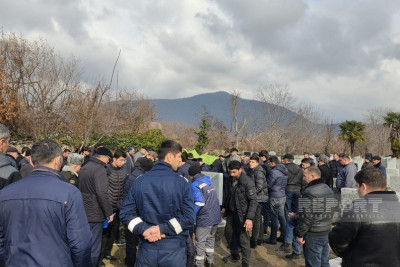 Təyyarə qəzasında həlak olan Balakən sakinləri dəfn olunublar